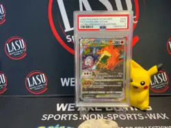 2022 POKEMON SWSH BLACK STAR PROMO #262 FULL ART/CHARIZARD VSTAR PSA 9 - Image 1