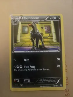 Houndoom 75/124 Rare Dragons Exalted Pokemon HP - Image 1
