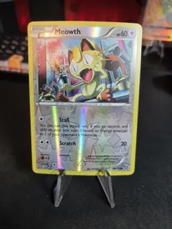 Pokemon TCG: XY - Steam Siege - Meowth - 88/114 Reverse Holo - Image 1