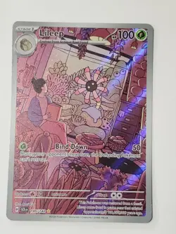 Lileep 145/142 Illustration Rare Holo English Pokemon TCG Stellar Crown NM - Image 1