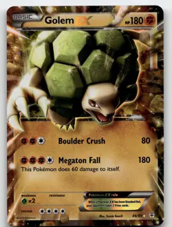GOLEM EX 46/83 EX RARE GENERATIONS POKEMON LIGHTLY PLAYED - Image 1