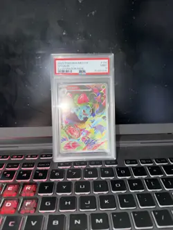 PSA 9 Mint Ivysaur Illustration Rare #134/132 2025 Pokemon MEG EN Full Art - Image 1
