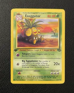Exeggutor 35/64 1st Edition Pokemon Jungle Set Uncommon 1999 NM - Image 2