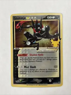 Greninja Gold Star (SWSH144) Pokemon TCG: Black Star Promo Holofoil Rare - Image 1