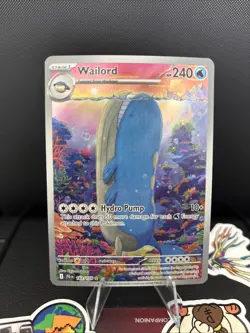 Pokemon TCG Wailord 162/159 Illustration Rare Journey Together NM - Image 1