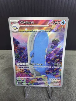 Wailord 162/159 SV09: Journey Together Pokemon TCG Illustration Rare English NM - Image 2