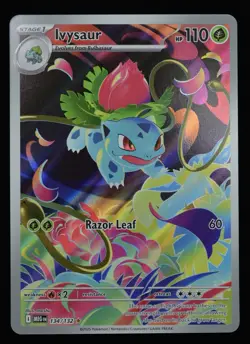 Ivysaur 134/132 Illustration Rare Pokemon TCG ME01: Mega Evolution -NM - Image 1