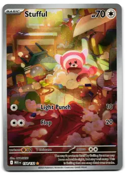 Stufful 154/132 - 🌊 Mega Evolution Illustration Rare Pokemon TCG 🖤 - NM - Image 1