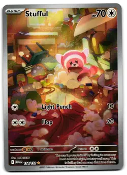 Stufful 154/132 - 🌊 Mega Evolution Illustration Rare Pokemon TCG 🖤 - NM - Image 1