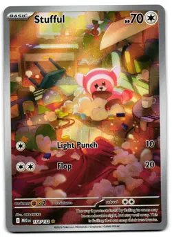 Stufful 154/132 - 🌊 Mega Evolution Illustration Rare Pokemon TCG 🖤 - NM - Image 1