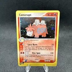 Camerupt - 4/109 Pokemon Ruby and Sapphire - Holo LP With Swirl - Image 1