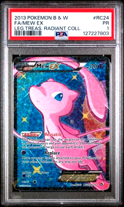 PSA 1 PR POKEMON Mew EX LEGENDARY TREASURES RADIANT COLLECTION RC24 Full Art - Image 1