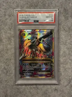 PSA 10 M Blastoise ex #102 XY Evolutions 2016 Pokemon GEM MINT - Image 1