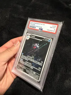 Pokemon Palafin 225/091 SV: Paldean Fates Illustration Rare Holo PSA 8 EN 2024 - Image 3