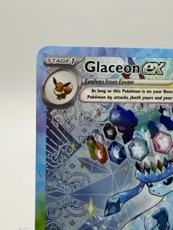 Pokemon TCG Glaceon Ex 150/131 SIR Prismatic Evolutions LP - Image 2