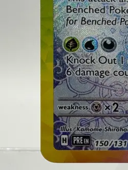 Pokemon TCG Glaceon Ex 150/131 SIR Prismatic Evolutions LP - Image 5