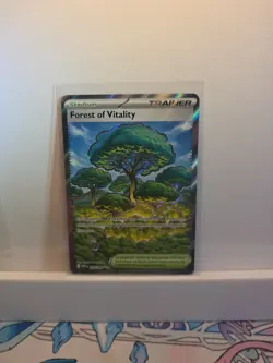 Pokemon TCG Forest of Vitality 109/088 Full Art Stadium Trainer Perfect Order - Image 1