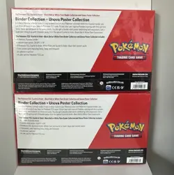 Pokemon Black Bolt White Flare Binder Poster Bundle Lot of 2 Sam’s Club - Image 2