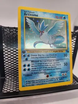 Pokemon TCG Fossil Set Articuno 2/62 Rare Holo 1st Edition - Image 4