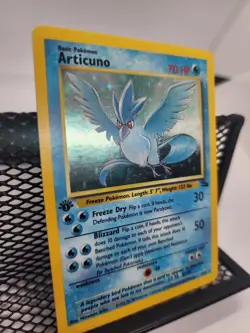 Pokemon TCG Fossil Set Articuno 2/62 Rare Holo 1st Edition - Image 5