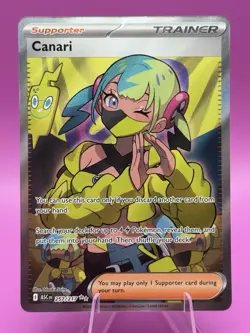 Pokemon TCG Trainer Canari 257/217 Full Art Ultra Rare Holo Ascended Heroes - Image 1