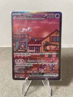 Mew ex SVP 053 Pokemon TCG Scarlet Violet 151 Black Star Promo Full Art SEALED - Image 1