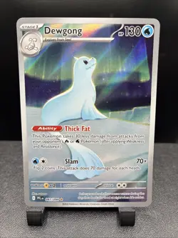 Dewgong 097/094 Illustration Rare Phantasmal Flames Pokemon Holo 2025 NM - Image 1
