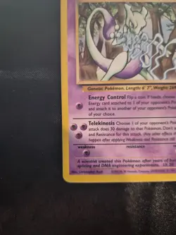 Pokemon Mewtwo 12/53 Wotc Promo Regular - Image 3