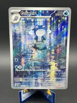 Pokemon Poliwhirl 176/165 SV 151 Illustration Rare Holo English 2023 - Image 1