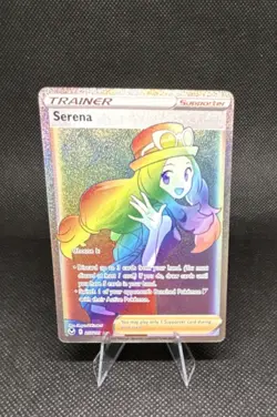 Pokemon Serena 207/195 Silver Tempest Secret Rare Full Art Holo Trainer English - Image 1