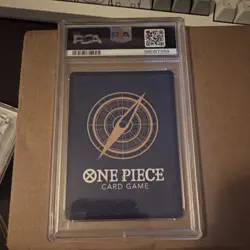BANDAI ONE PIECE OP07-119 PORTGAS D. ACE FOIL SECRET RARE PSA 10 - Image 2