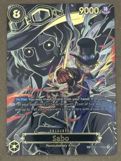 Sabo SP OP07-118 SEC | One Piece TCG | Carrying On His Will | English | NM - Image 1