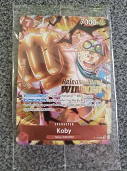 Release Event Winner koby p-092 SEALED One PIECE - Image 1