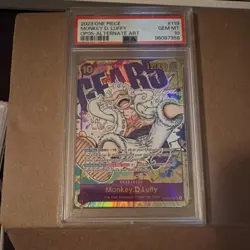 2023 One Piece OP05 En Alternate Art #119 Monkey D. Luffy PSA 10 OP05-119 - Image 1