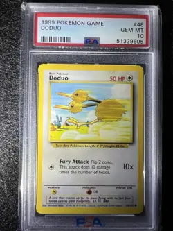1999-2000 Pokemon Base Set Doduo #48 PSA 10 Gem Mint - Image 5