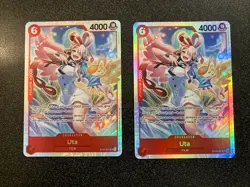 Uta ST23-001 SR ONE PIECE Tcg Starter Deck Shanks X2 Deal Red Meta Deck - Image 1