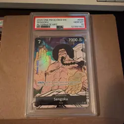 2025 ONE PIECE EB02-EXTRA BOOSTER SENGOKU ALT ART FOIL #044 PSA 10 - Image 1