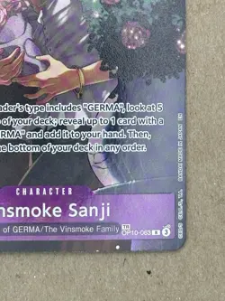 Vinsmoke Sanji TR OP10-063 Rare | One Piece TCG | English - Image 5