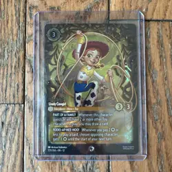 Lorcana Jessie Lively Cowgirl Wilds Unknown 223/204 Enchanted Holo - Image 1