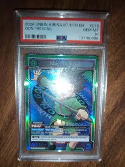 Gon Freecss 2024 Union Arena - Hunter x Hunter -SR - #078 - PSA 10 - Image 2