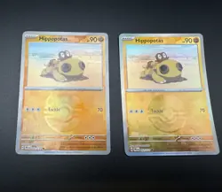 Pokemon Prismatic Evolutions Hippopotas Masterball/Pokeball - Image 1