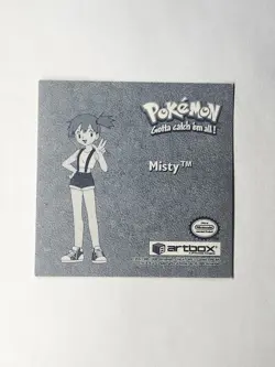 Misty Artbox Pokemon Stickers Series 1 Prizm #Pr38 1999 - Image 3
