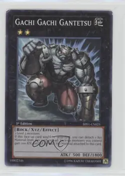 Gachi Gantetsu 1st Ed. Starfoil YuGiOh Battle Pack: Epic Dawn #BP01-EN025 READ - Image 1
