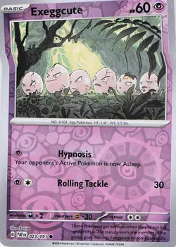 Exeggcute 023/091 Pokemon Card Non-Holo Common - Image 1