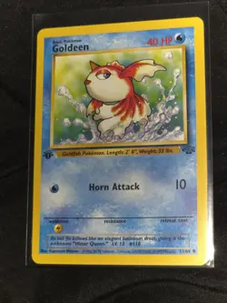 Goldeen 53/64 - Jungle 1st Edition - Pokemon Card - NM - Image 1