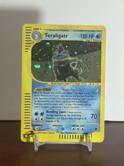 Feraligatr Expedition Base Set Holo Rare Card 12/165 Near Mint! Vintage SWIRL!!! - Image 1