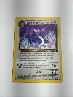 Dark Dragonair 33/82 Team Rocket Regular Pokemon Rare Vintage Card - Image 1