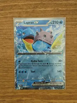 Lapras Ex 22/88 Double Rare Holo Card - Pokemon Perfect Order Near Mint - Image 1