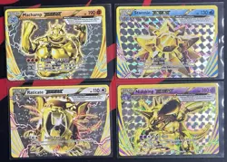 2016 Pokemon XY Break 4-Card Holo Rare Lot LP/MP Starmie, Nidoking, Machamp, - Image 1