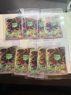 Pokemon Bulbasaur 133/132 9 Card Lot Mint - (Mega Evolution Stamped & No Stamp) - Image 1